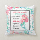 Search for birth announcement cushions Girl