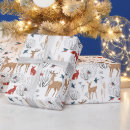 Search for winter forest animal wrapping paper Nature