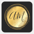 Search for black metal monogram stickers Chic
