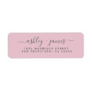 Search for swirl return address labels Modern