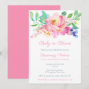 Search for summer baby girl shower invitations Floral