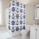 Search for boat anchor shower curtains Navy blue