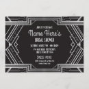 Search for 1920s bridal shower invitations Elegant