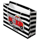 Search for fire truck gift bags Red