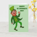 Search for cartoon st patricks day cards Leprechaun