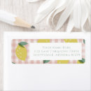 Search for pink lemonade return address labels Cute