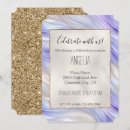 Search for pretty swirl invitations Purple
