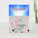 Search for word cloud cards Happy