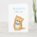Search for ginger cat birthday cards Kitten