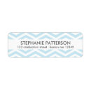 Search for modern chevron return address labels Baby