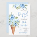Search for ice blue bridal shower invitations For her