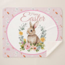 Search for easter blankets Cute bunny