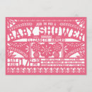 Search for papel picado baby shower invitations Pink