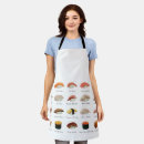 Search for funny sushi aprons Food