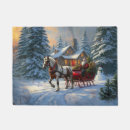 Search for christmas horse doormats Santa claus