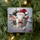 Search for cows christmas tree decorations Calf