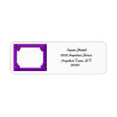 Search for purple monogram return address labels Letter
