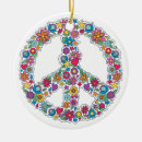 Search for hippie peace sign christmas tree decorations Cute