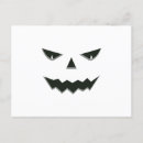 Search for evil face postcards Halloween
