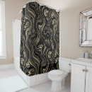 Search for black marble shower curtains Metallic