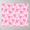 Search for pink heart pattern posters Girly