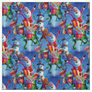 Search for funny christmas fabric Reindeer