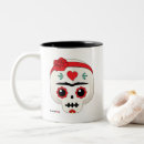 Search for death mask mugs Dia de los muertos