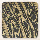 Search for gold marble coasters Black and white