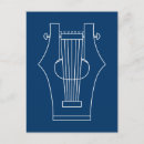 Search for lyre postcards Music