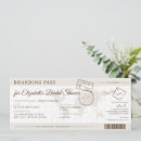 Search for boarding pass bridal shower invitations Adventure awaits