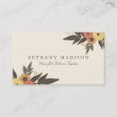 Search for fall business cards Floral