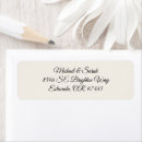 Search for formal wedding return address labels Couple