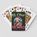 Search for festive design playing cards Winter