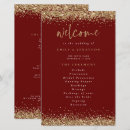 Search for burgundy and gold wedding programs Modern