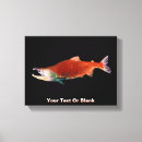 Search for black fish canvas prints Fishing