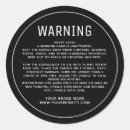 Search for warning labels Minimalist