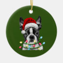Search for boston terrier christmas tree decorations Xmas