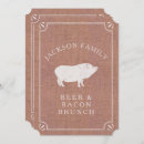 Search for bacon invitations Pig