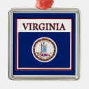 Search for virginia christmas tree decorations Flag