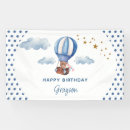 Search for teddy bear birthday banners Blue