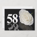 Search for 58th birthday invitations Rose