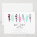 Search for aztec baby shower invitations Pink