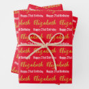 Search for bright red wrapping paper Script