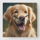 Search for golden retriever clocks Dogs