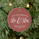 Search for terracotta christmas tree decorations Newlywed