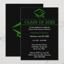 Search for mortarboard invitations Black