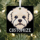 Search for maltipoo christmas tree decorations Dog