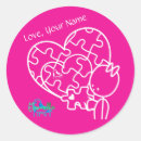Search for jigsaw stickers Heart