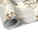 Search for music christmas wrapping paper Antique