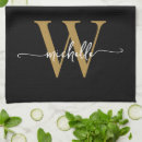 Search for black tea towels Monogrammed
